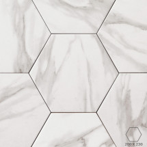 BIANCO HEXAGON