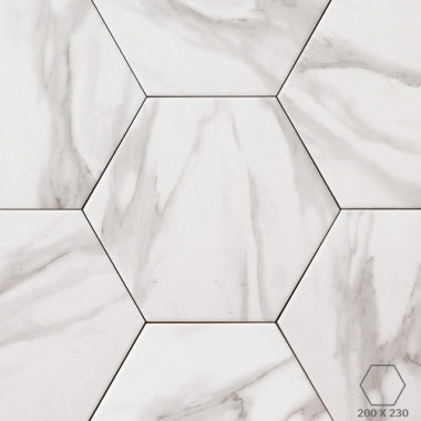 BIANCO HEXAGON